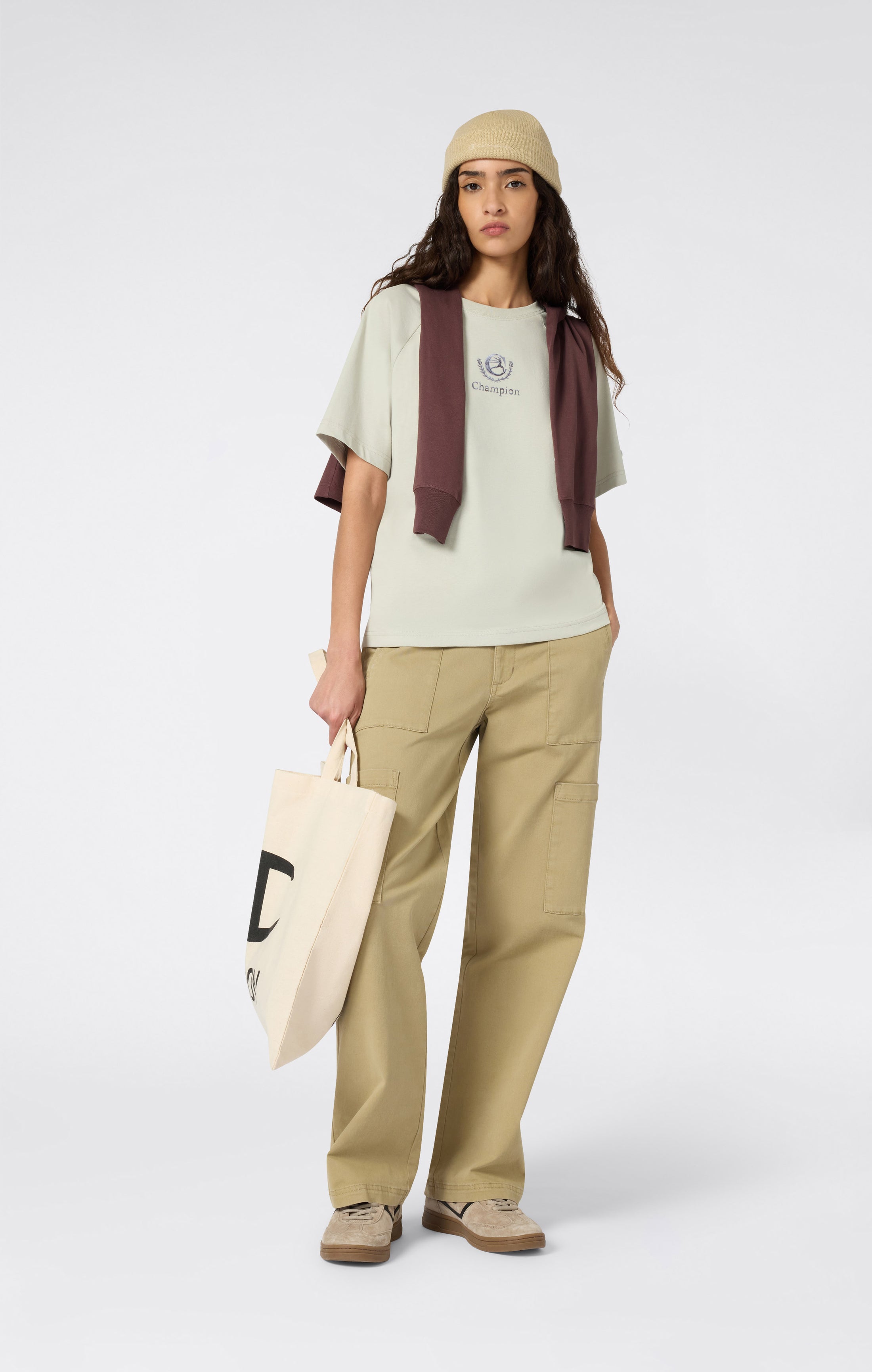 Grafik-T-Shirt Reverse Weave für Damen