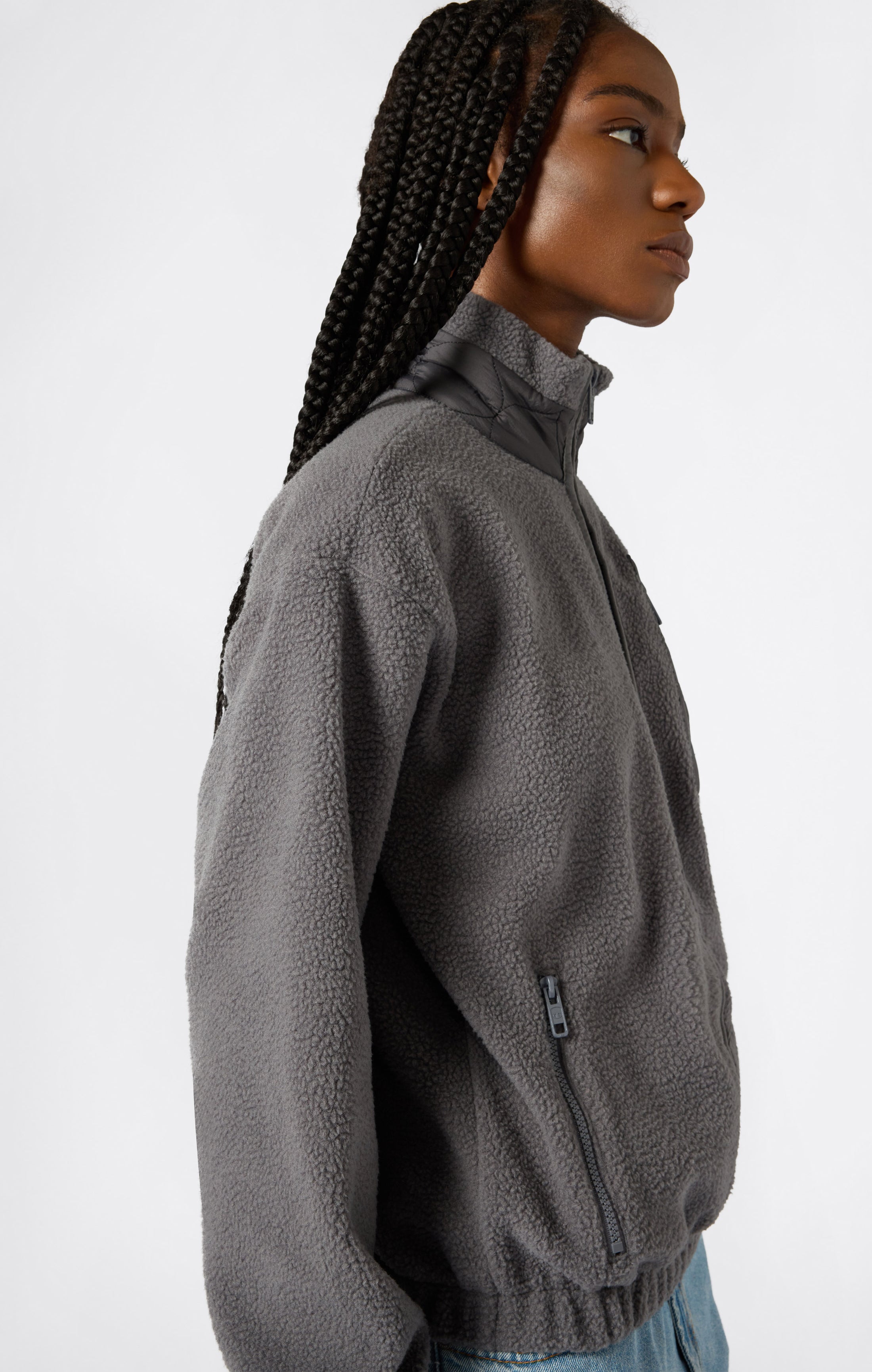 Veste polaire zippée intégrale pour femme