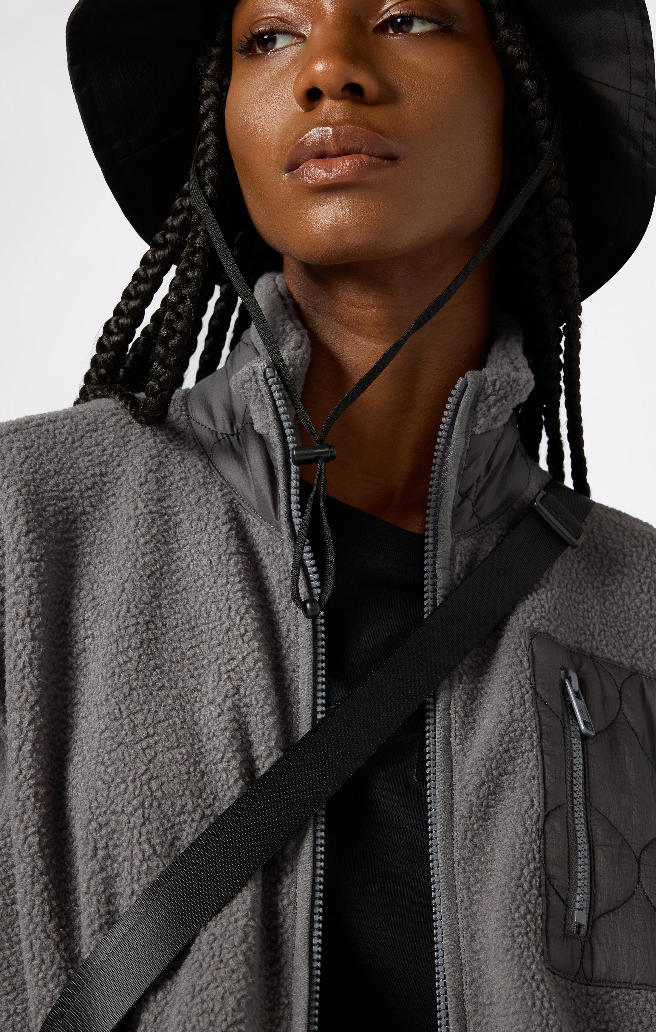 Veste polaire zippée intégrale pour femme