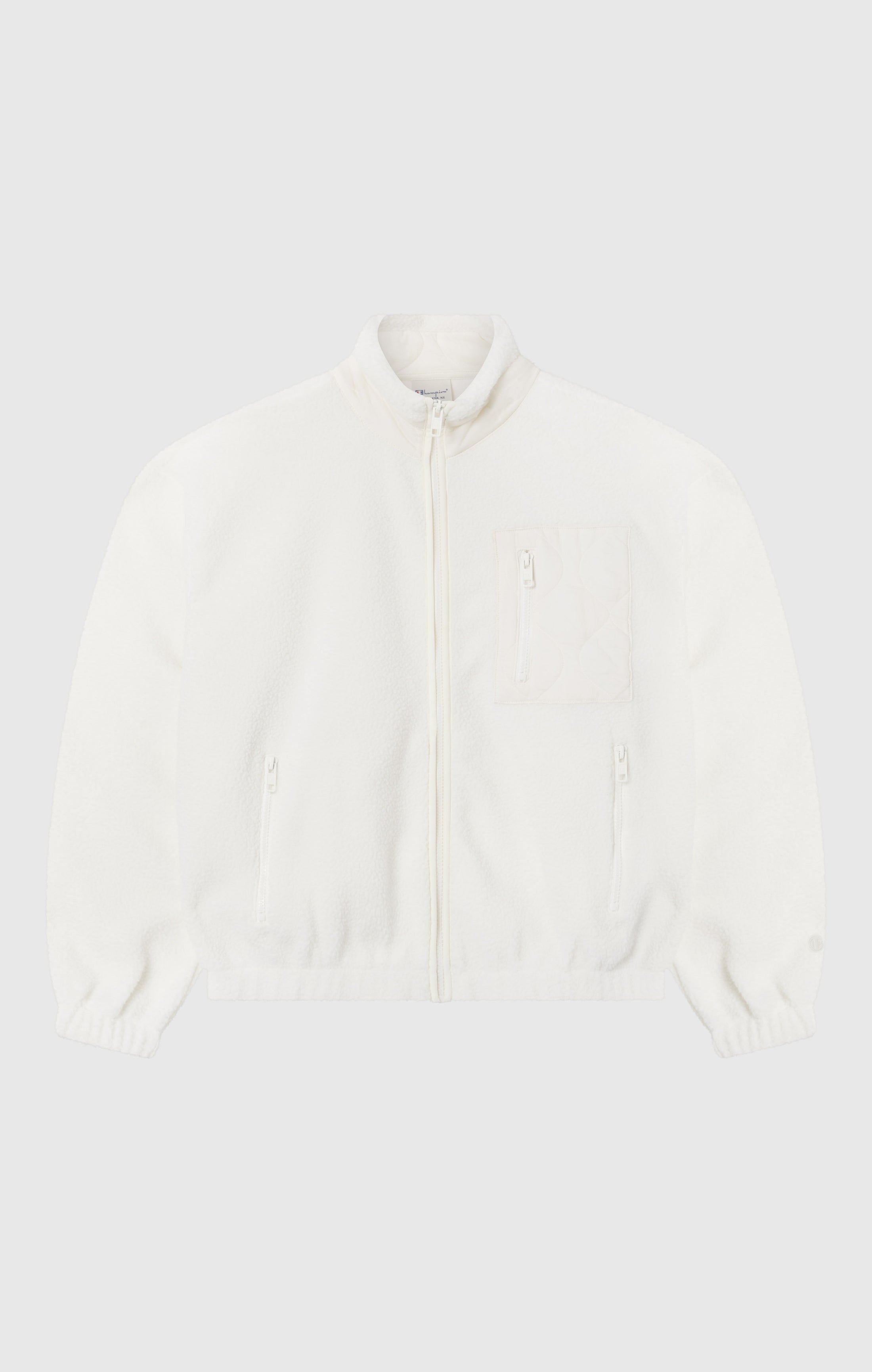 Giacca in pile con zip intera da donna