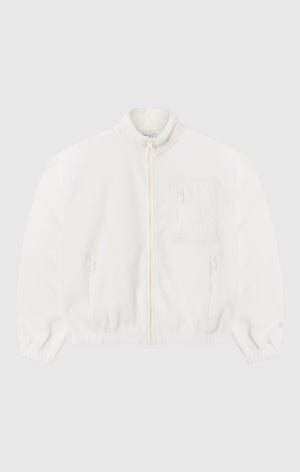 Giacca in pile con zip intera da donna