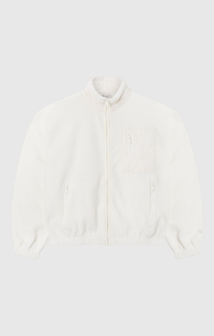 Giacca in pile con zip intera da donna