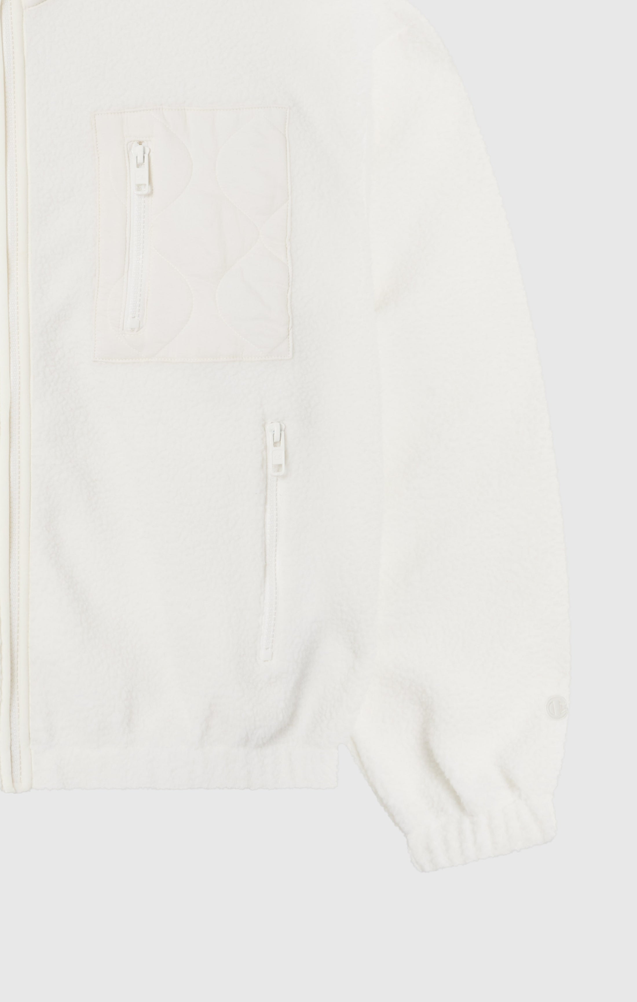 Giacca in pile con zip intera da donna
