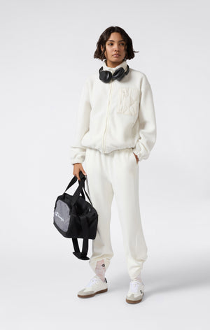 Giacca in pile con zip intera da donna