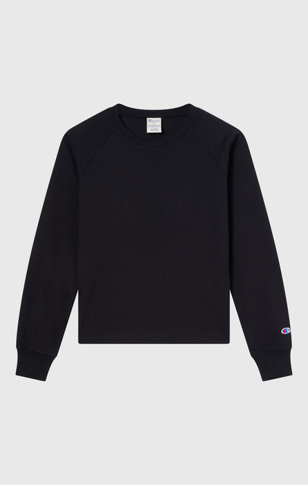 T-shirt a Maniche Lunghe da Donna REVERSE WEAVE