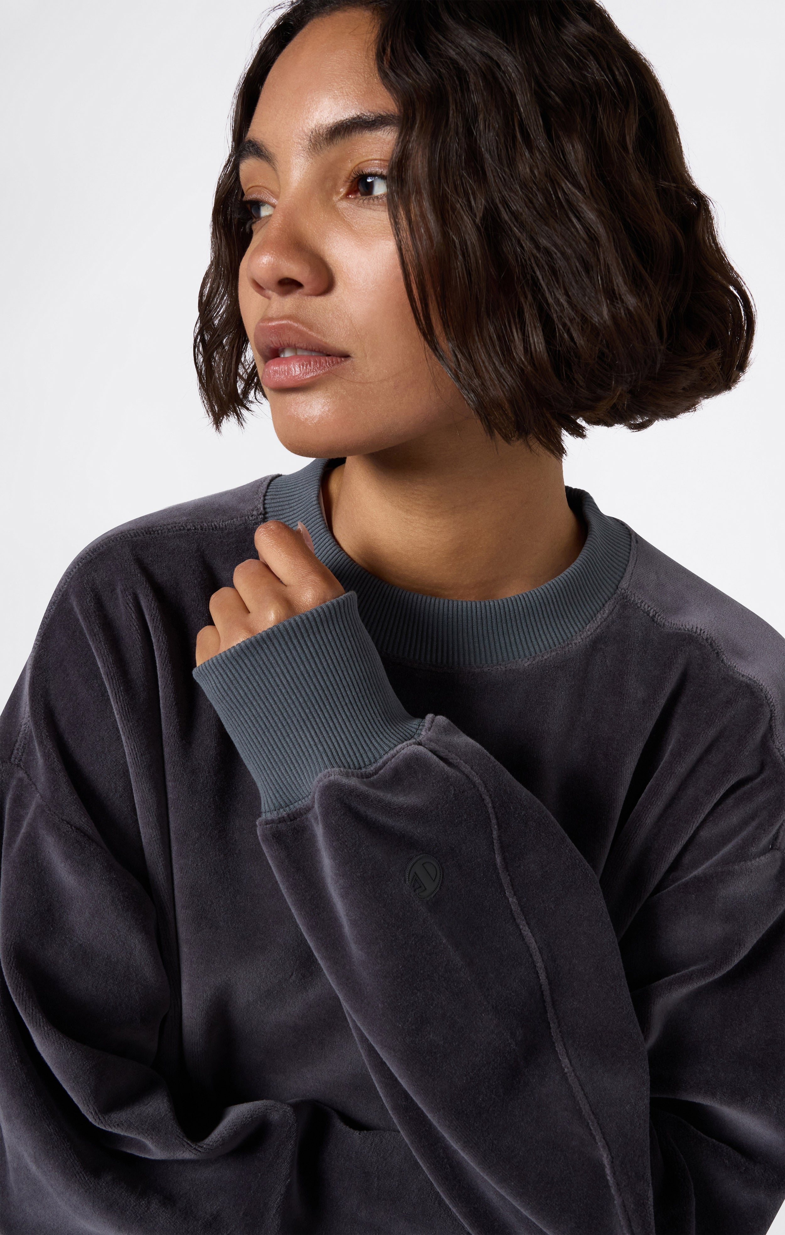 Damen-Sweatshirt aus Velours