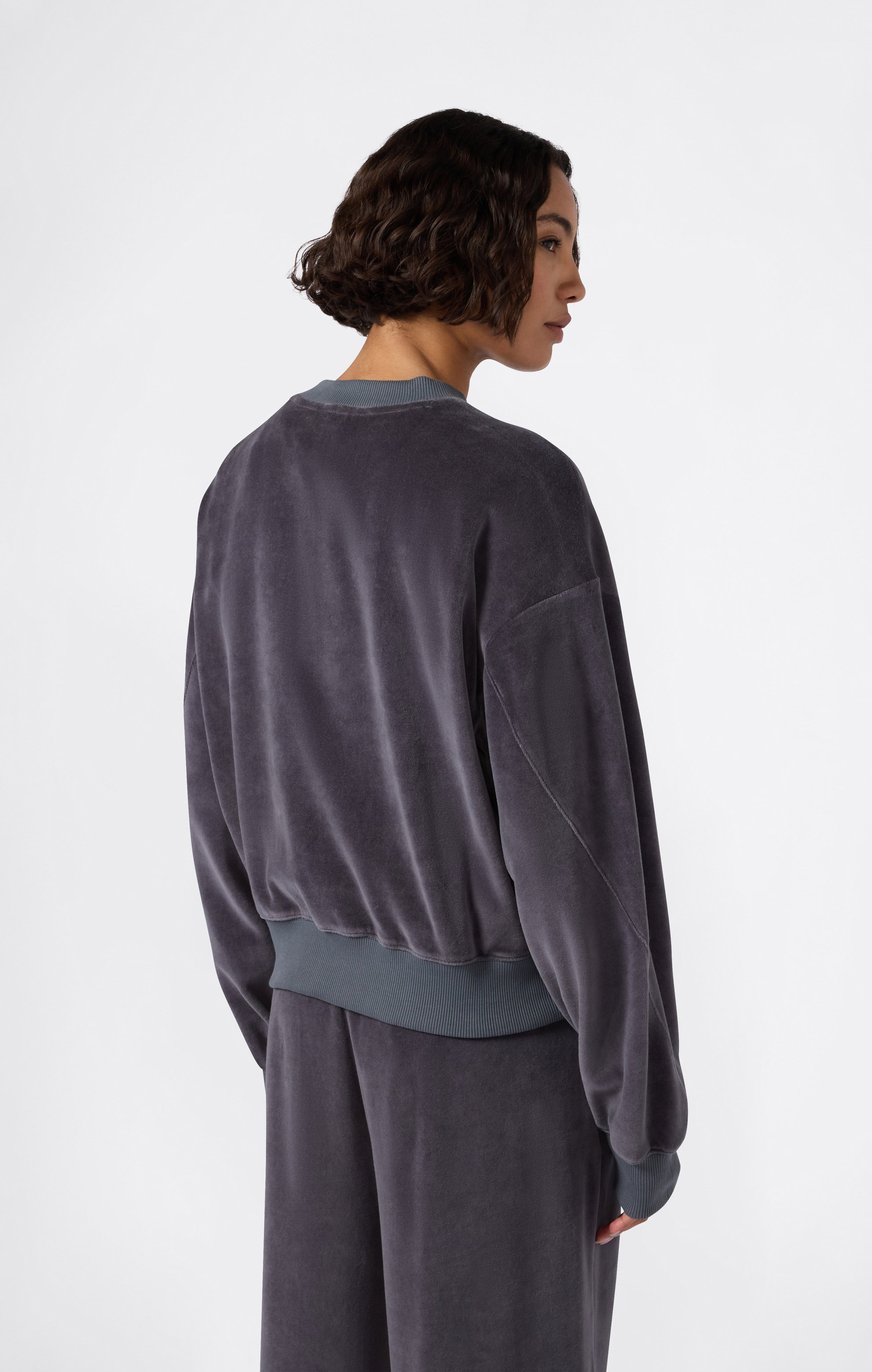 Damen-Sweatshirt aus Velours