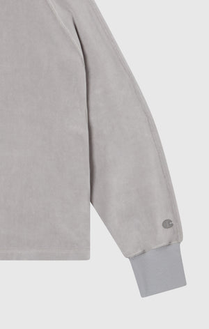 Women's Velour Half Zip Sweatshirt