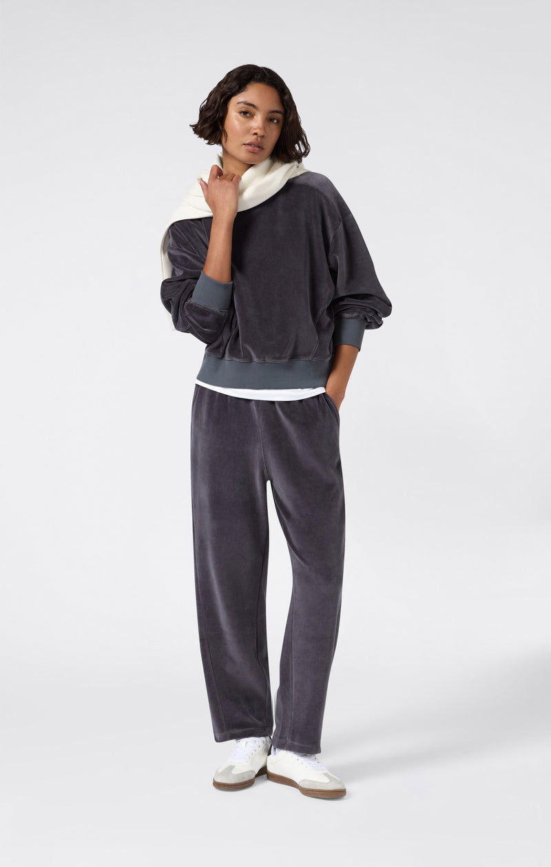 Pantalon en velours femme