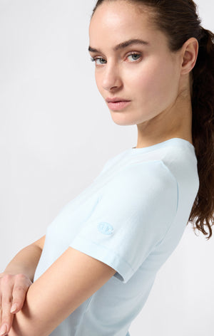 T-Shirt Femme Slim Fit en Jersey Extensible