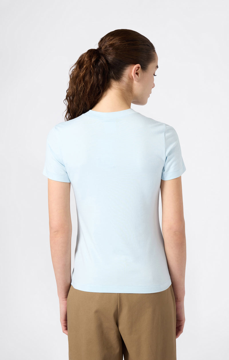 T-Shirt Femme Slim Fit en Jersey Extensible