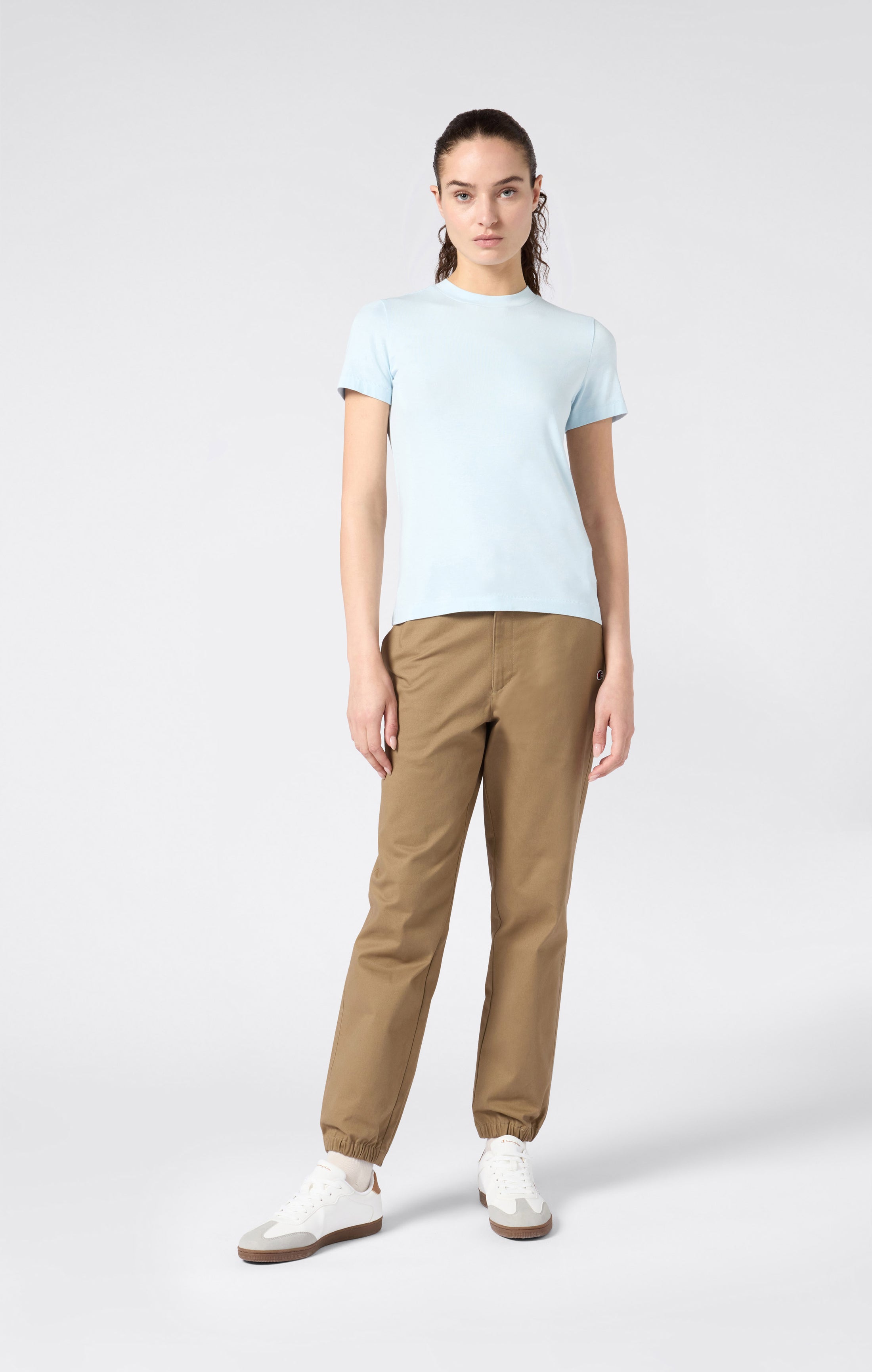 T-Shirt Femme Slim Fit en Jersey Extensible