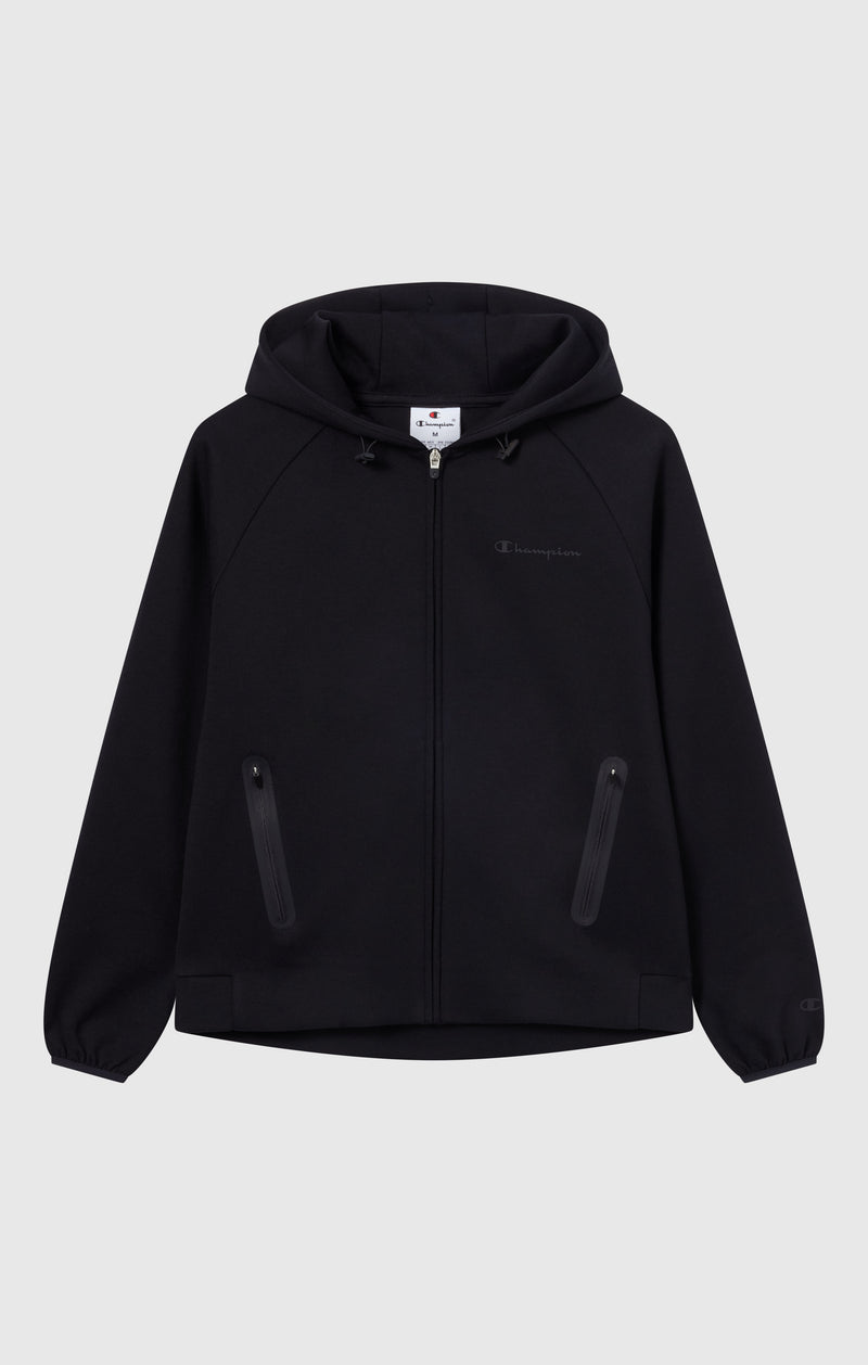 Women’s Full Zip Hoodie Stretch Poly-Cotton Sweatshirt C-Tech