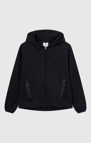 Women’s Full Zip Hoodie Stretch Poly-Cotton Sweatshirt C-Tech