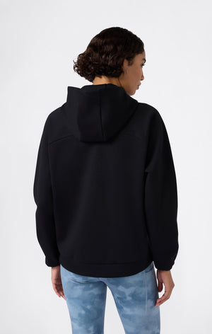 Women’s Full Zip Hoodie Stretch Poly-Cotton Sweatshirt C-Tech