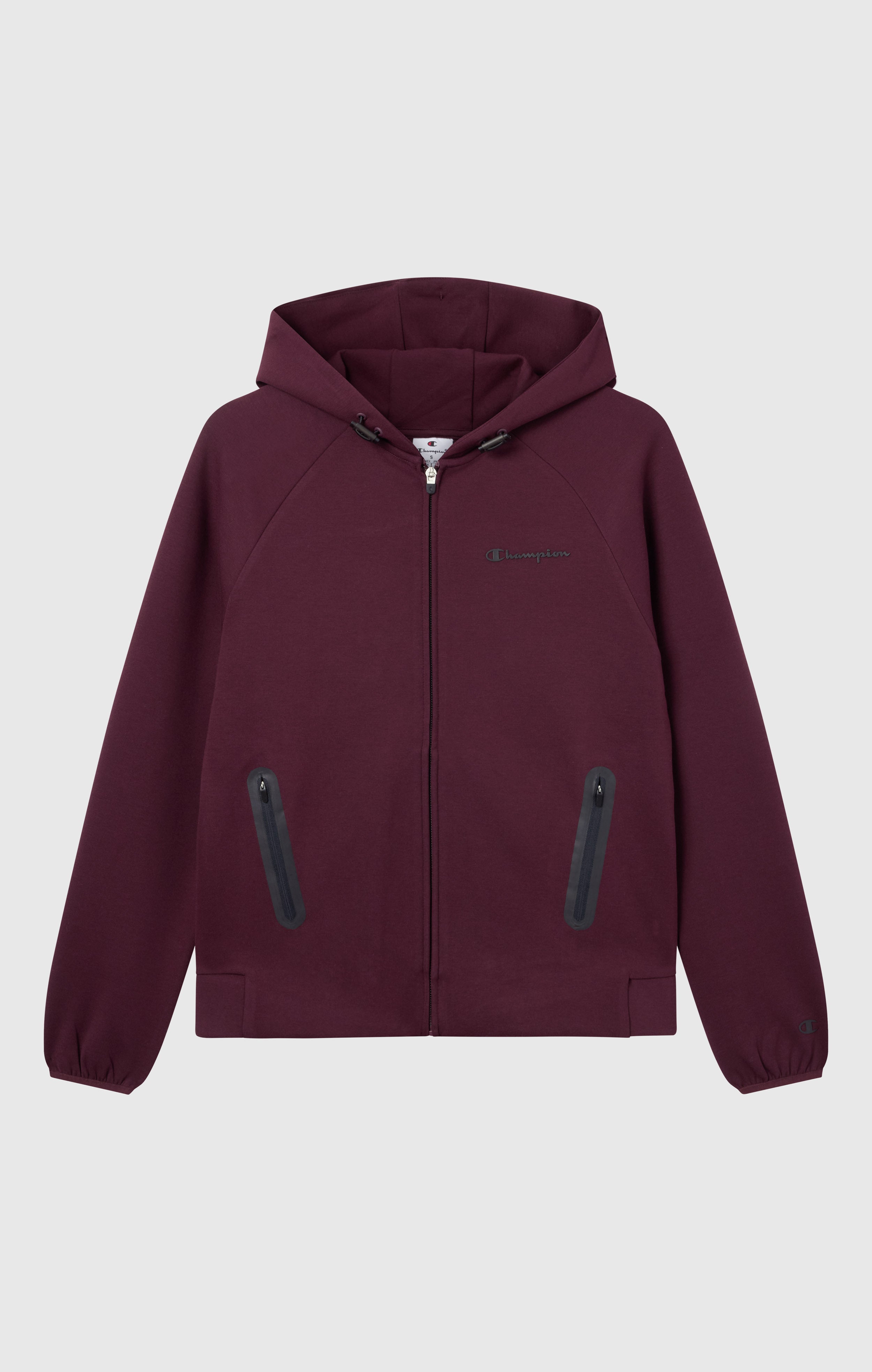 Women’s Full Zip Hoodie Stretch Poly-Cotton Sweatshirt C-Tech