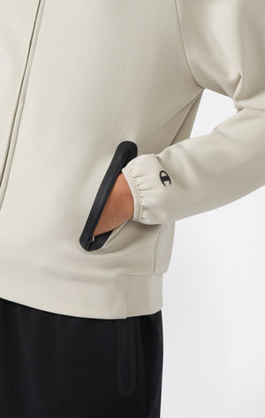 Women’s Full Zip Hoodie Stretch Poly-Cotton Sweatshirt C-Tech