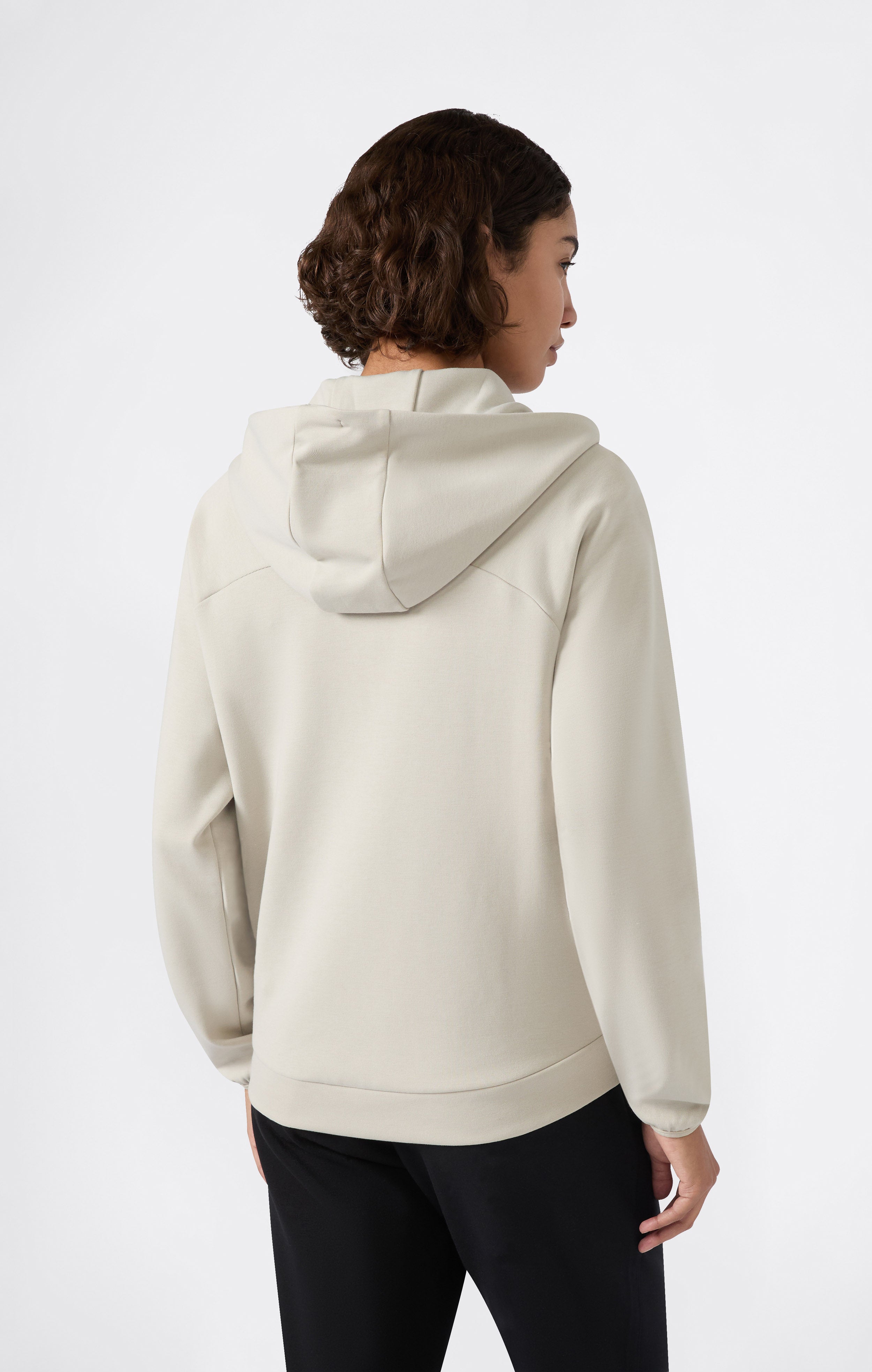 Women’s Full Zip Hoodie Stretch Poly-Cotton Sweatshirt C-Tech