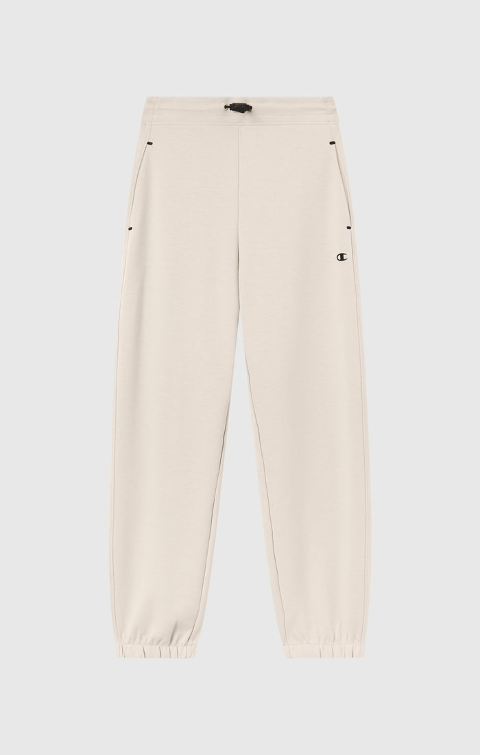Pantalon Femme Stretch En Molleton Coton Avec Poignets C-Tech