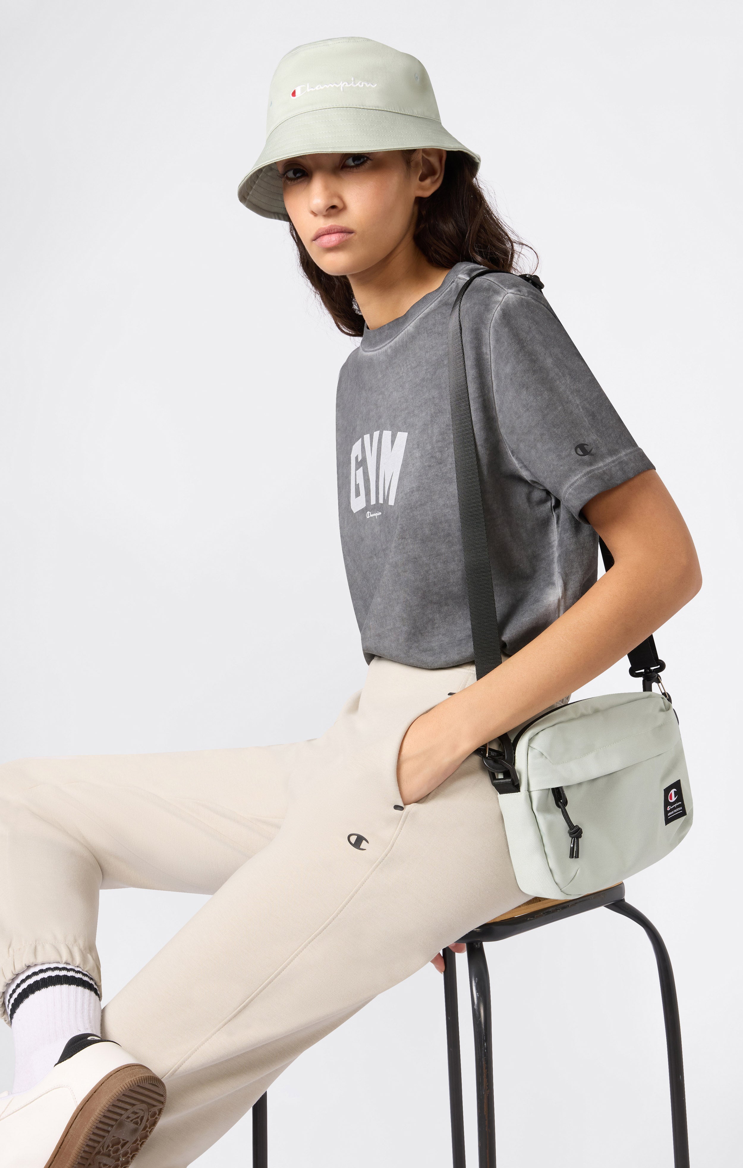 Pantaloni Donna Stretch Con Polsini Elasticizzati C-Tech