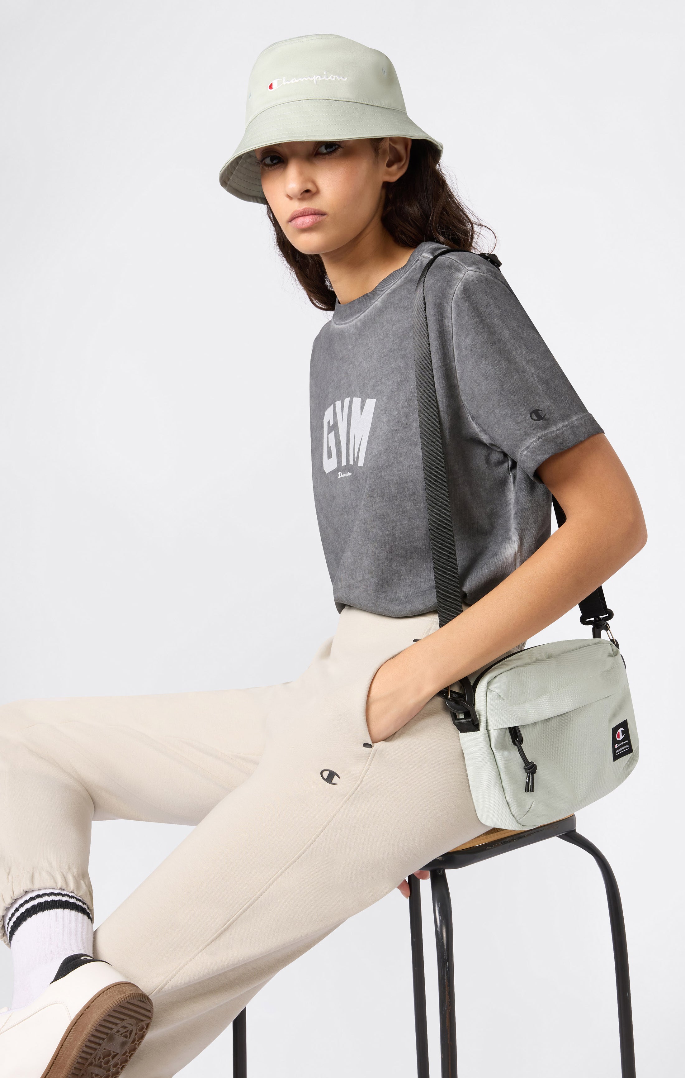 Pantaloni Donna Stretch Con Polsini Elasticizzati C-Tech