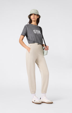 Pantaloni Donna Stretch Con Polsini Elasticizzati C-Tech