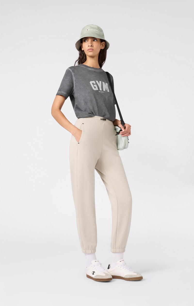 Pantaloni Donna Stretch Con Polsini Elasticizzati C-Tech