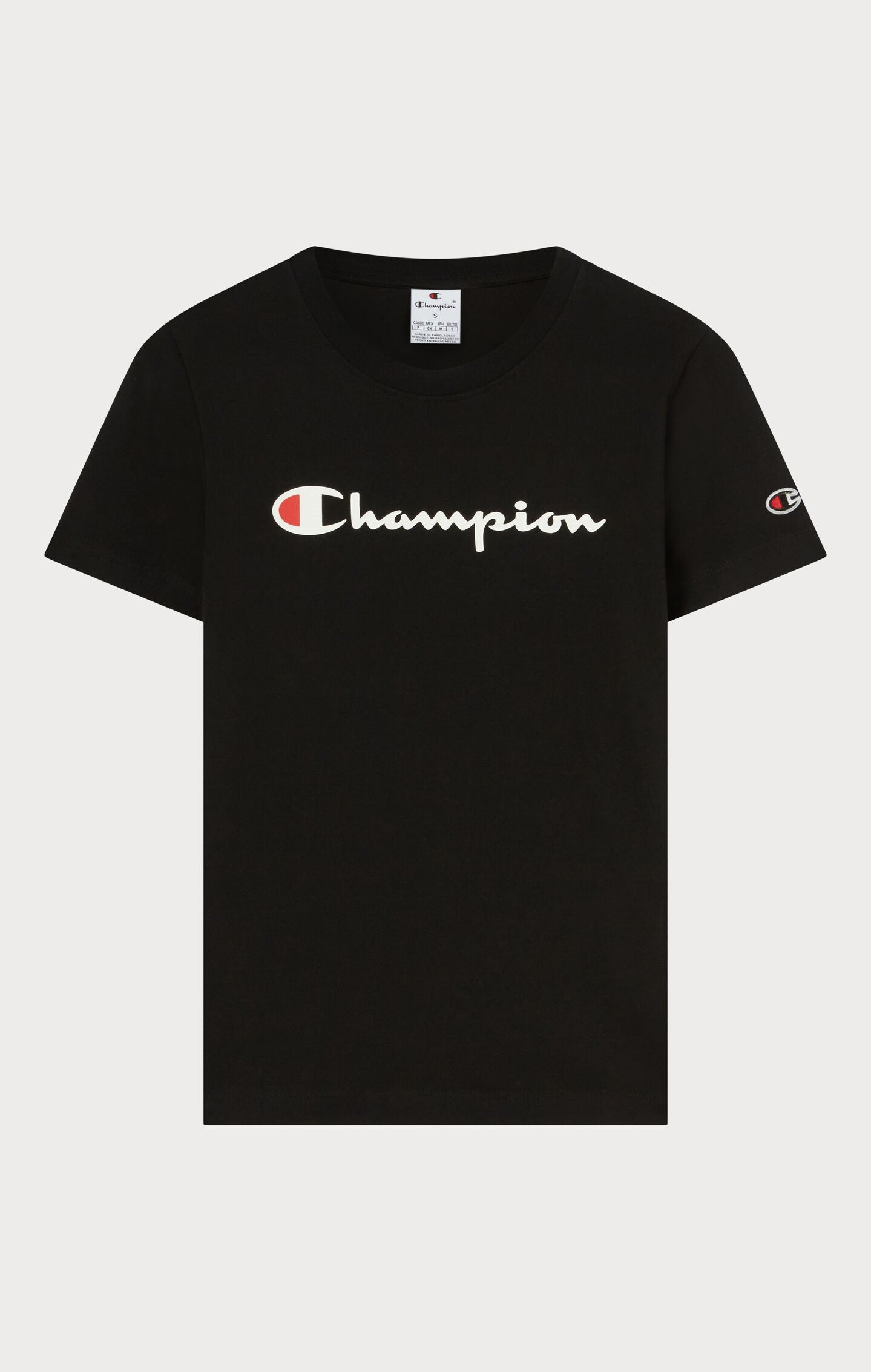 Women's Slim Fit T-Shirt Black icons | Champion United Kingdom