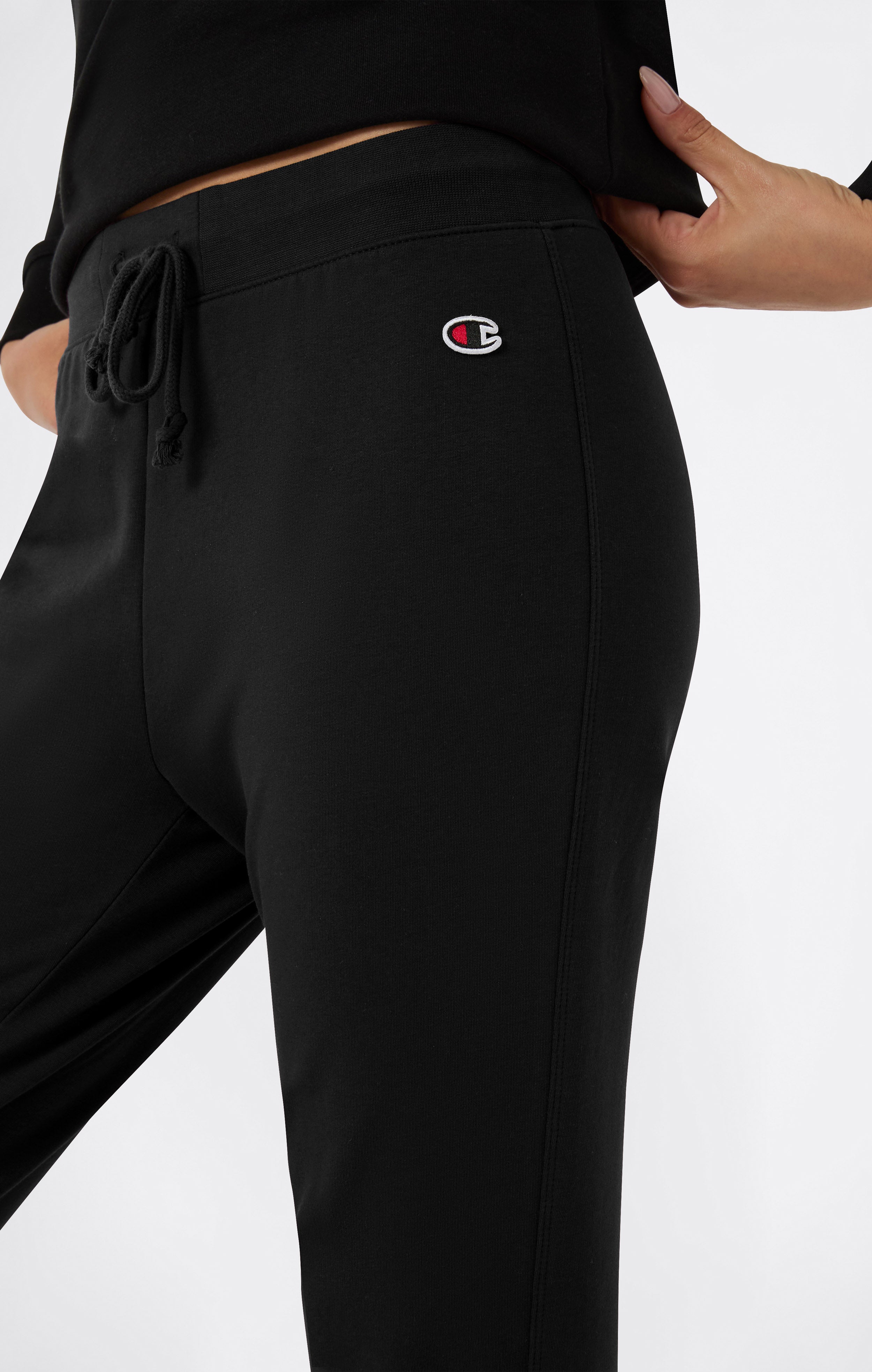 Joggers Elasticizzati Con Fondo A Costine Interno Felpato Icons Da Donna