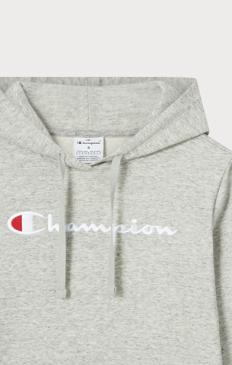 Sudadera con Capucha Ligera Slim Fit para Mujer con Logo Grande