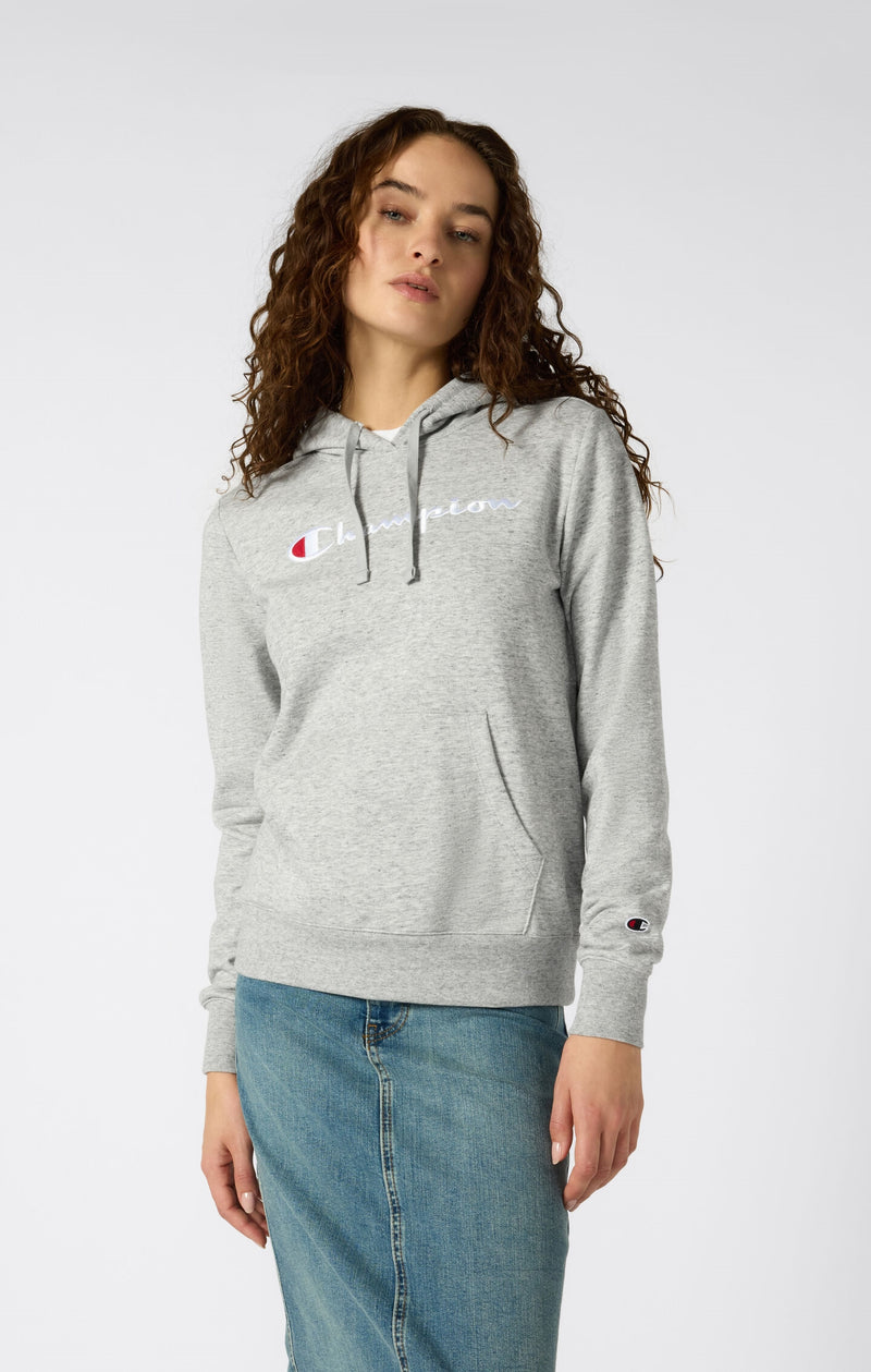 Sudadera con Capucha Ligera Slim Fit para Mujer con Logo Grande