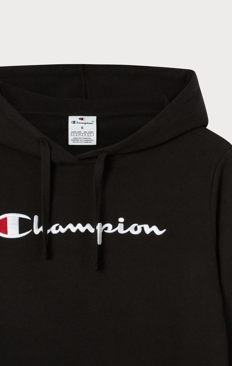 Sudadera con Capucha Ligera Slim Fit para Mujer con Logo Grande