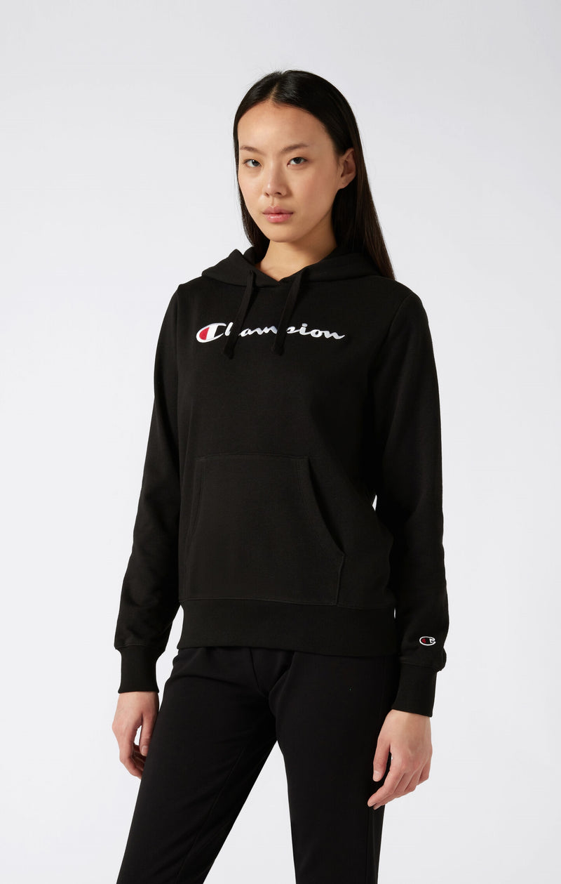 Sudadera con Capucha Ligera Slim Fit para Mujer con Logo Grande