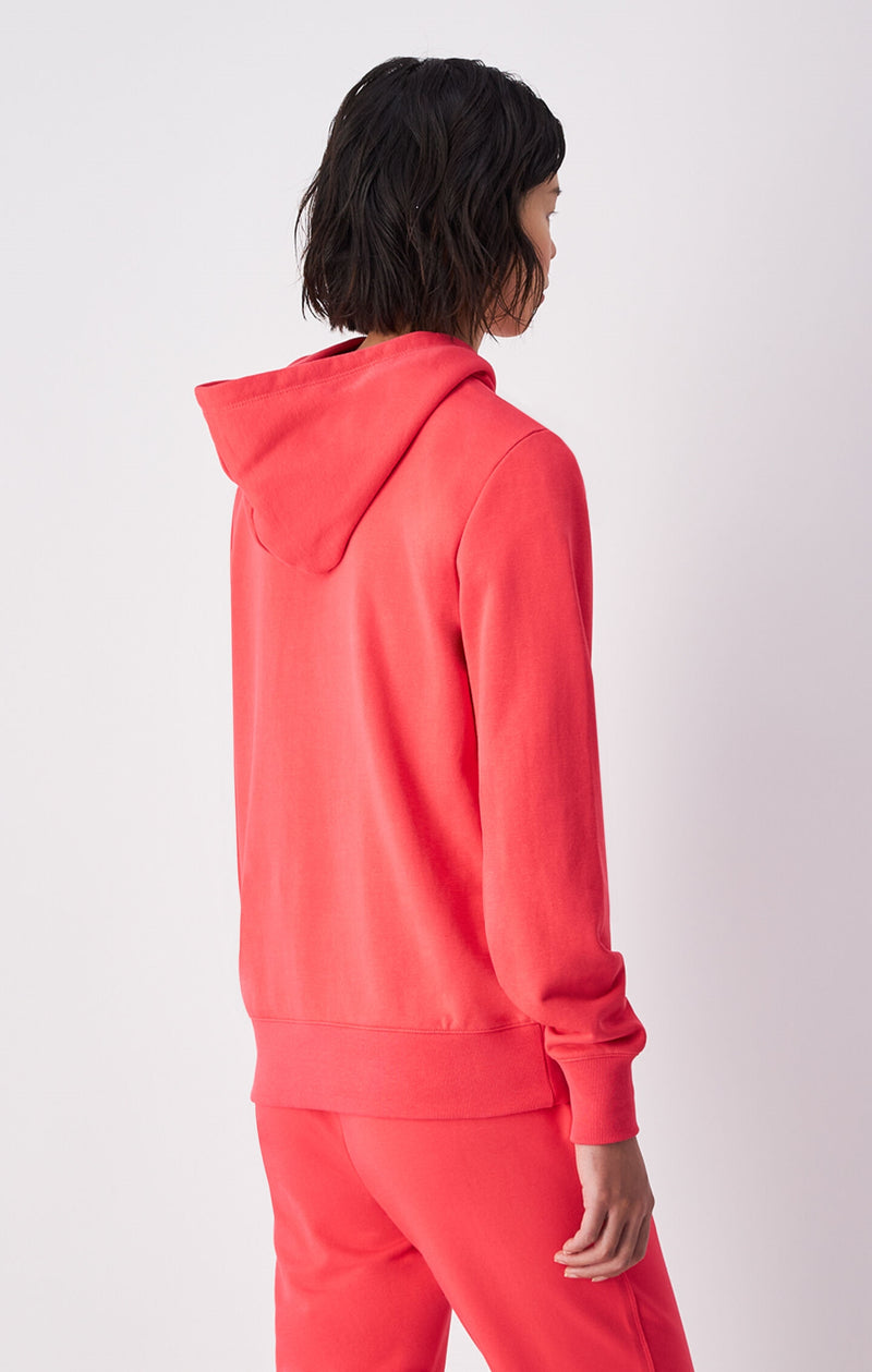 Women's Lightweight Slim Fit Hoodie with Large Logo