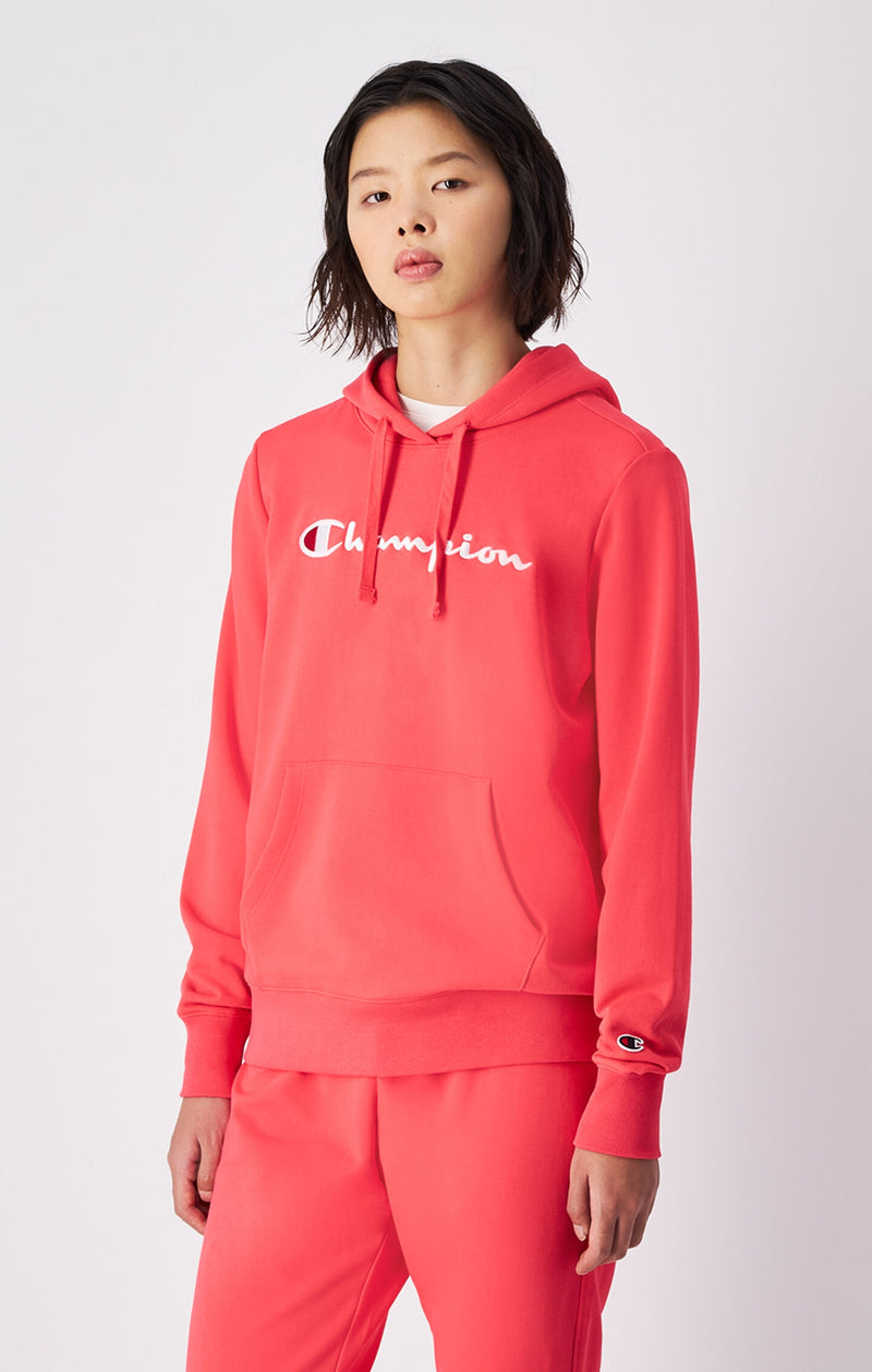 Women's Lightweight Slim Fit Hoodie with Large Logo