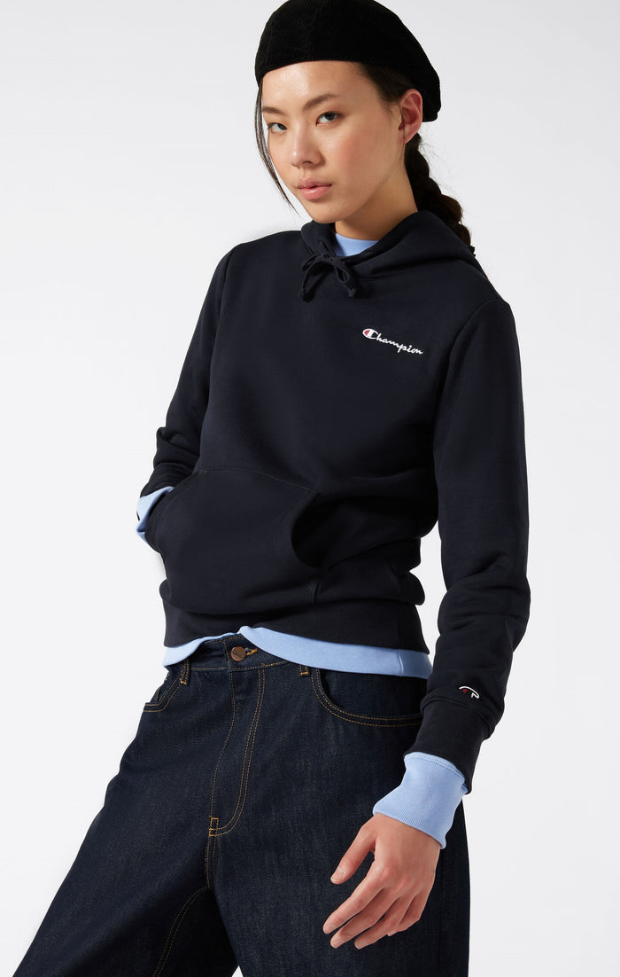 Felpa Icons Slim Fit leggera con cappuccio da donna