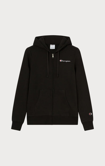 Women's Lightweight Slim Fit Hoodie with Full Zip and Small Logo