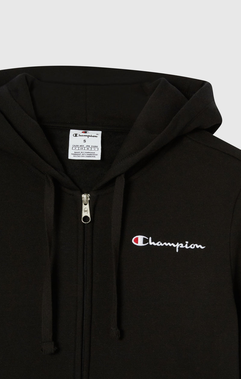 Sweat à Capuche Léger Slim Fit Femme avec Fermeture Zippée Intégrale et Petit Logo