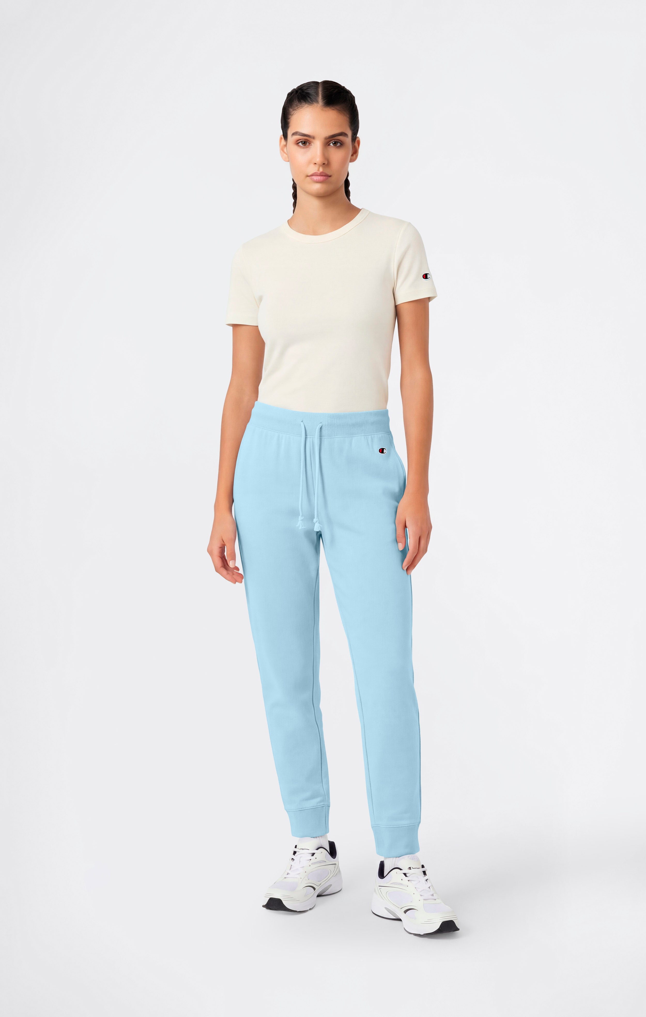 Women's Slim Fit Lightweight Pants with Drawstring Ankles