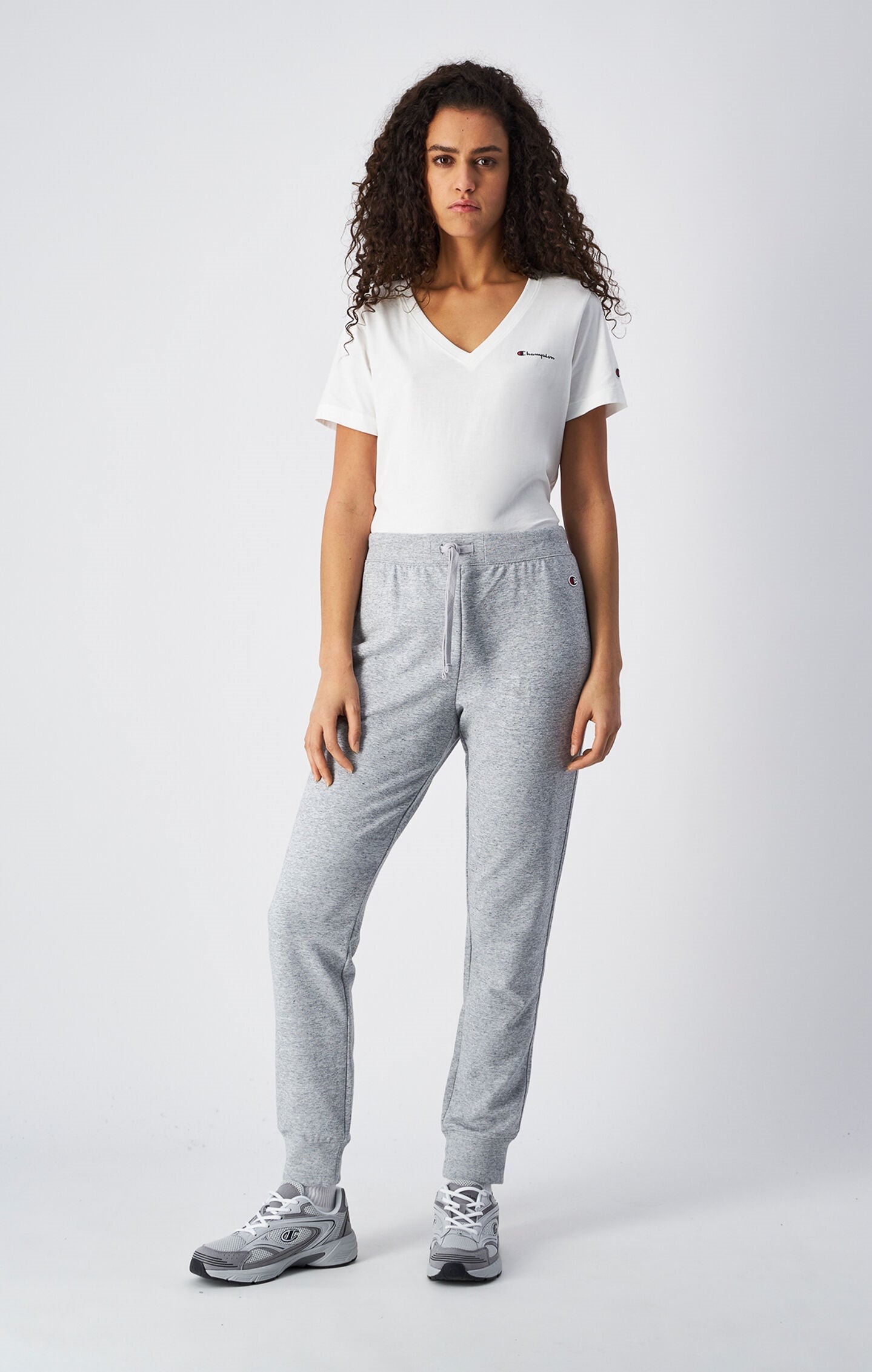 Pantaloni Slim Fit Leggeri con Coulisse alla Caviglia Da Donna