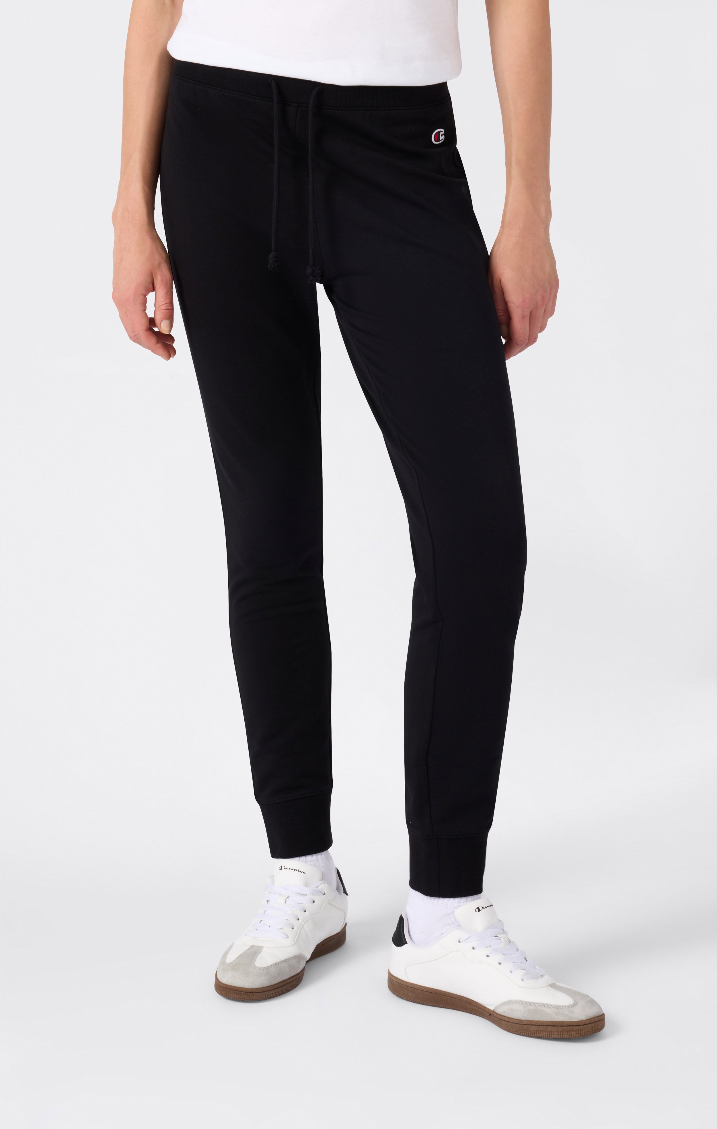 Pantaloni Slim Fit Leggeri con Coulisse alla Caviglia Da Donna
