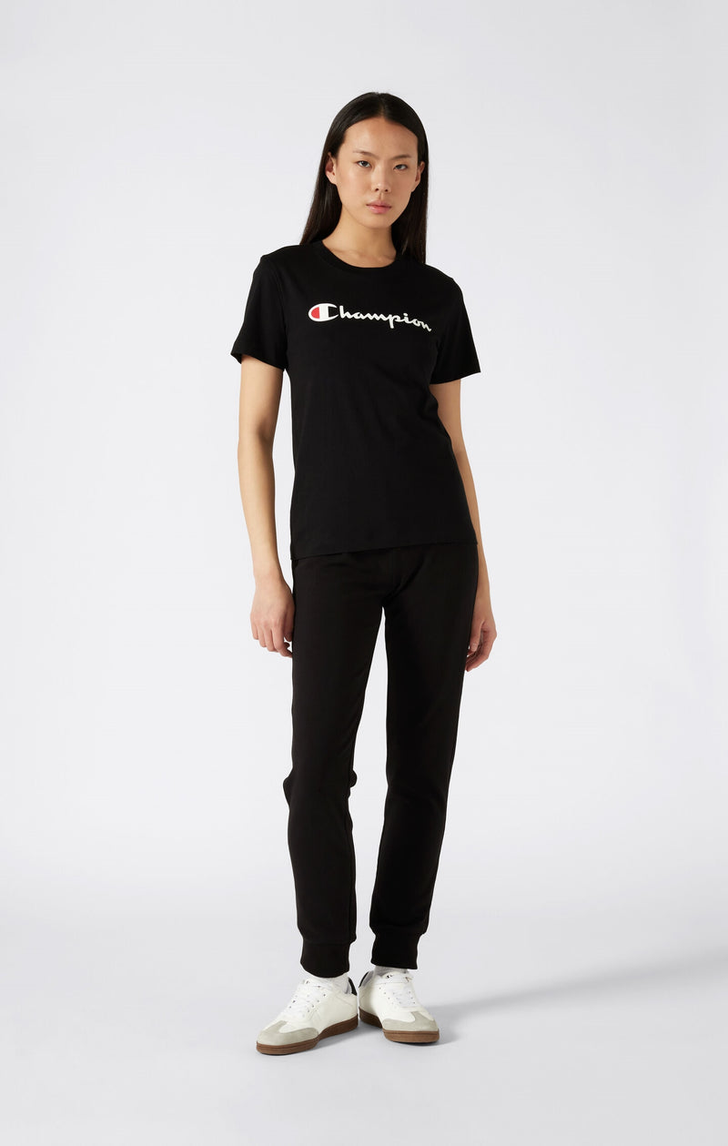 Pantalon Léger Coupe Slim avec Bas à Cordon de Serrage Femme