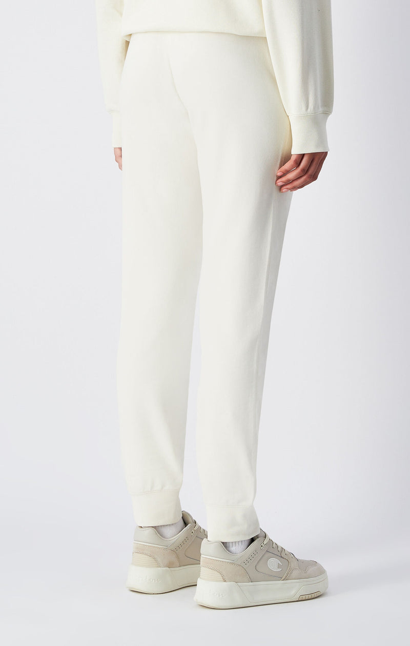 Pantalon Léger Coupe Slim avec Bas à Cordon de Serrage Femme