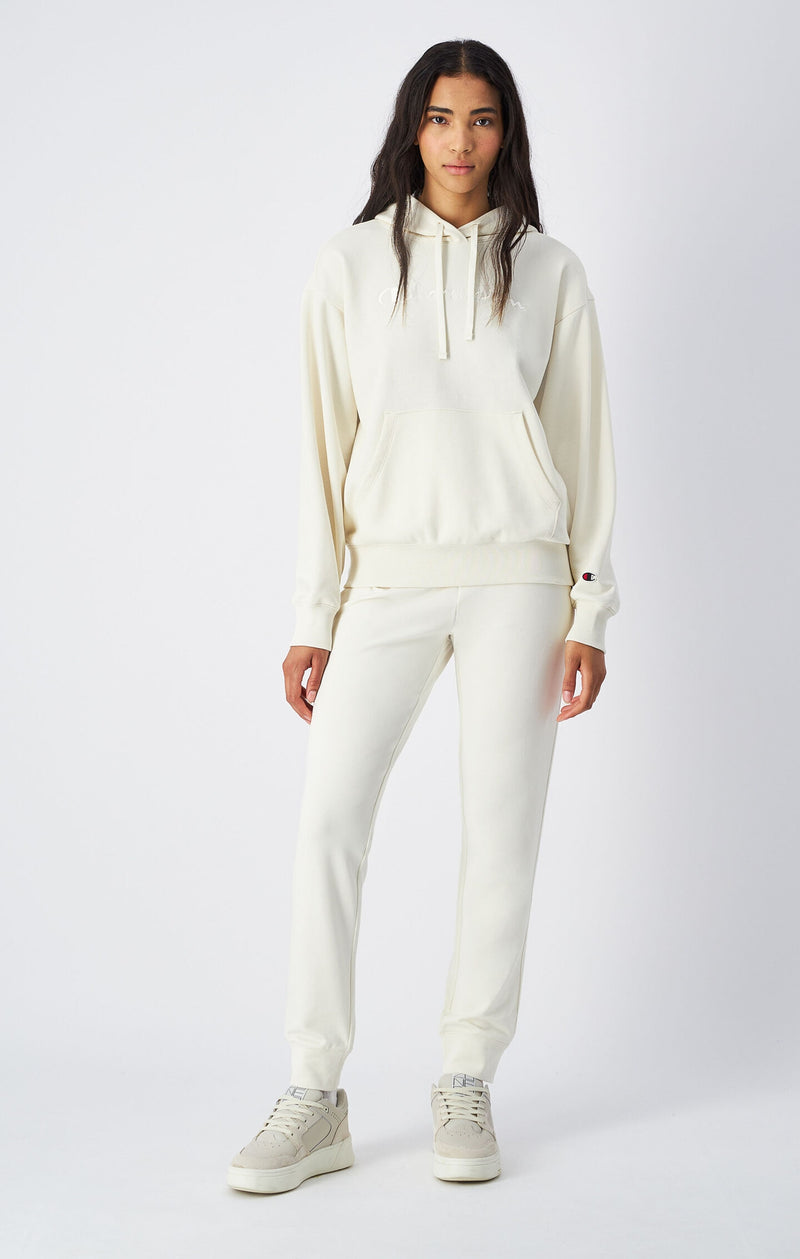 Pantalon Léger Coupe Slim avec Bas à Cordon de Serrage Femme