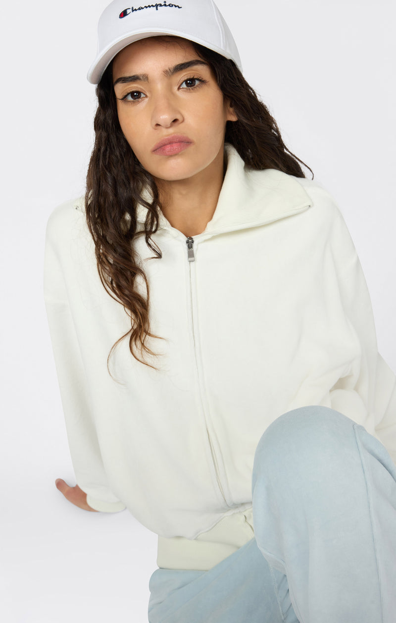 Women's Velour Full Zip Sweatshirt