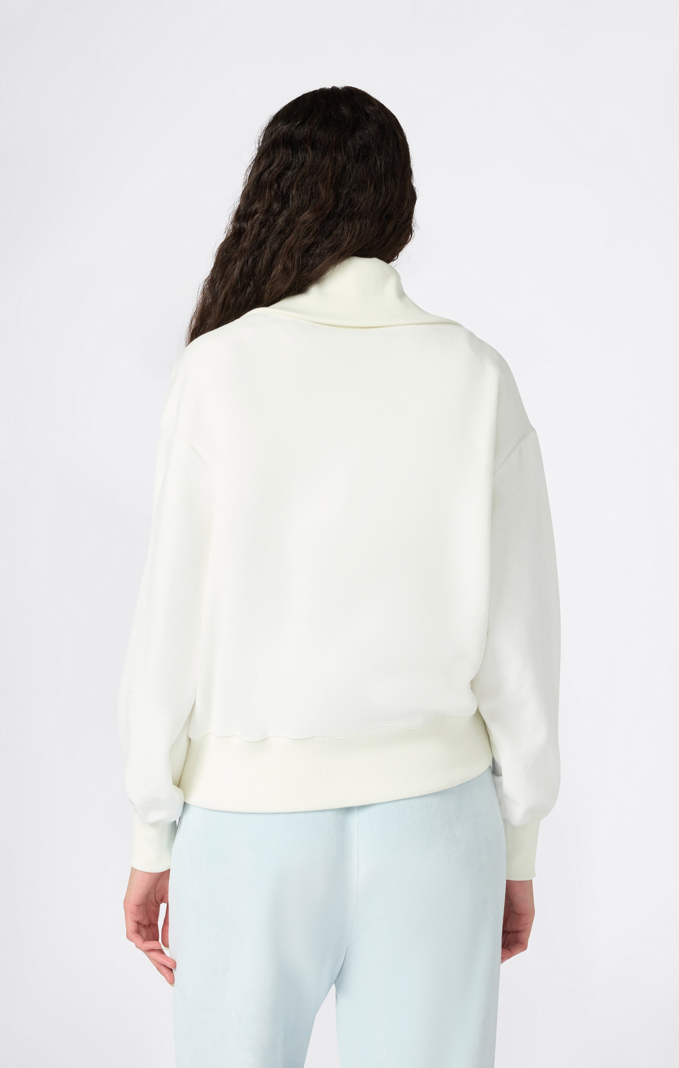 Women's Velour Full Zip Sweatshirt