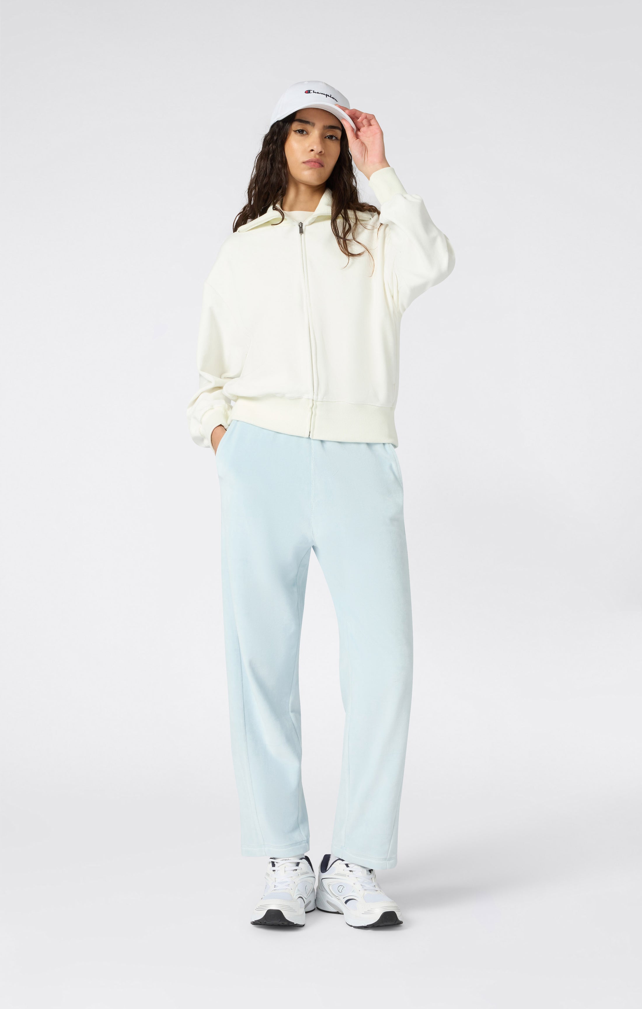 Women's Velour Full Zip Sweatshirt