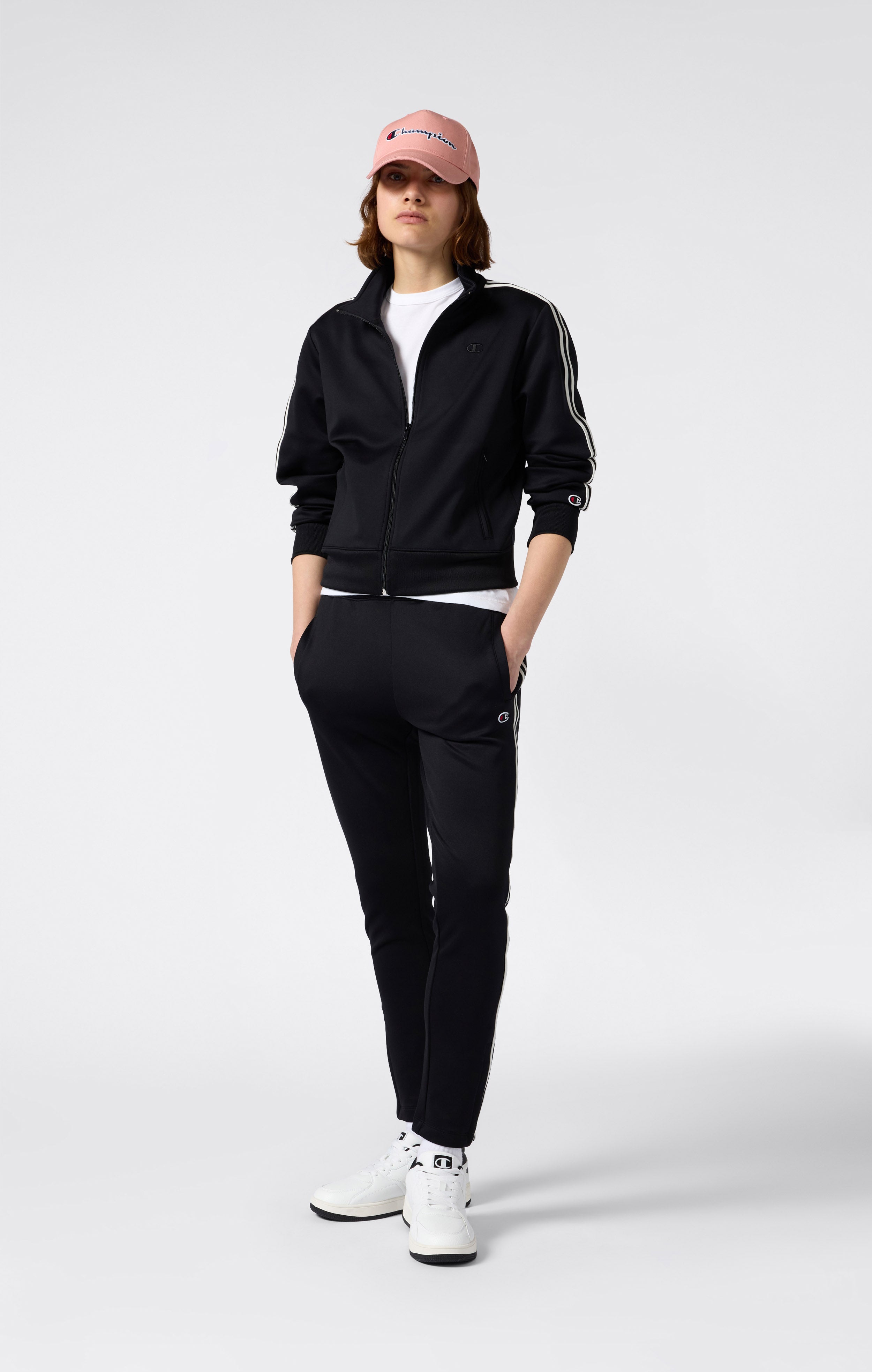 Damen-Tracktop mit Durchgehendem Reißverschluss Icons