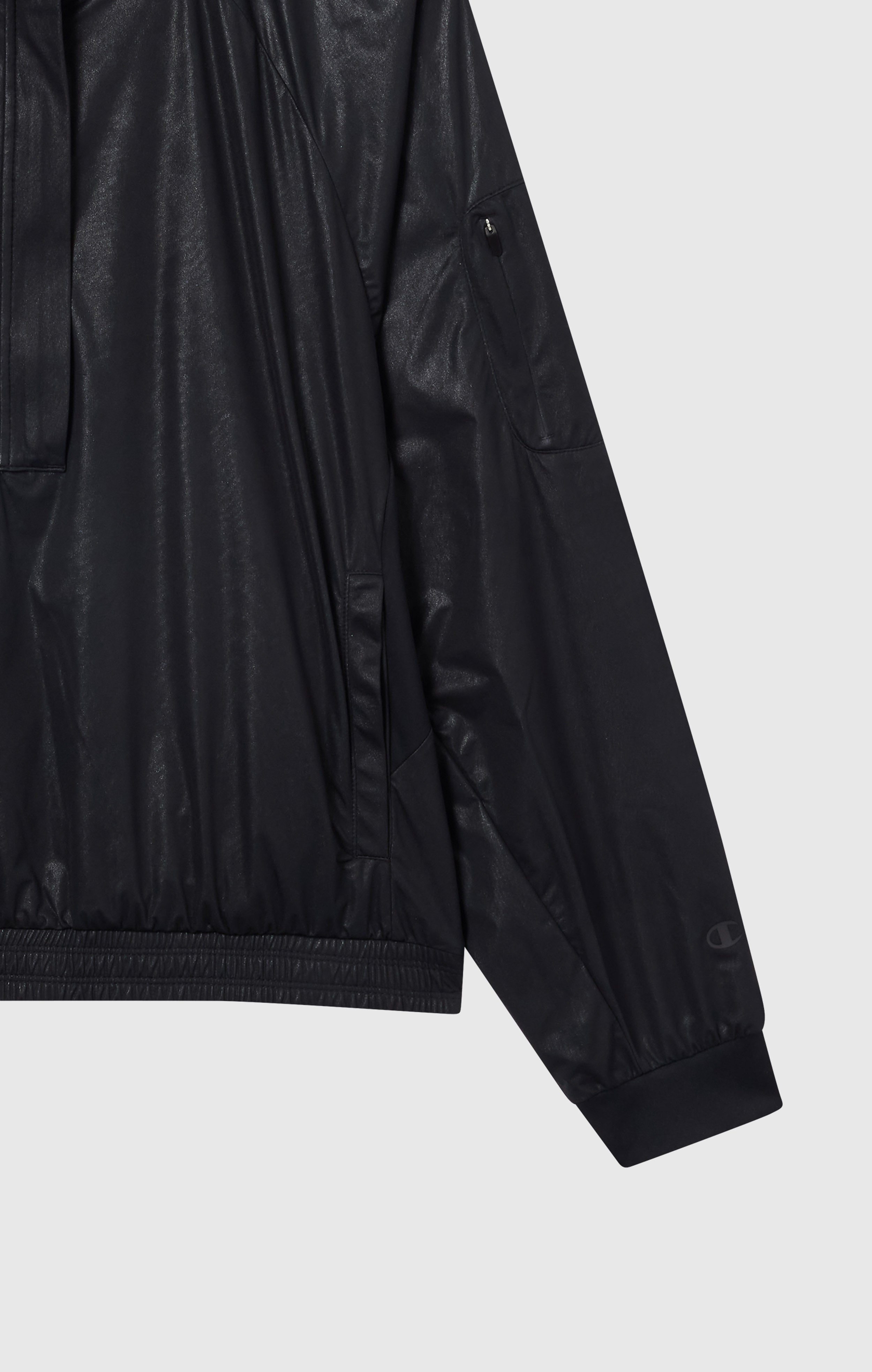 Damen Ultra Leichtes Halbzip Webstoff Top