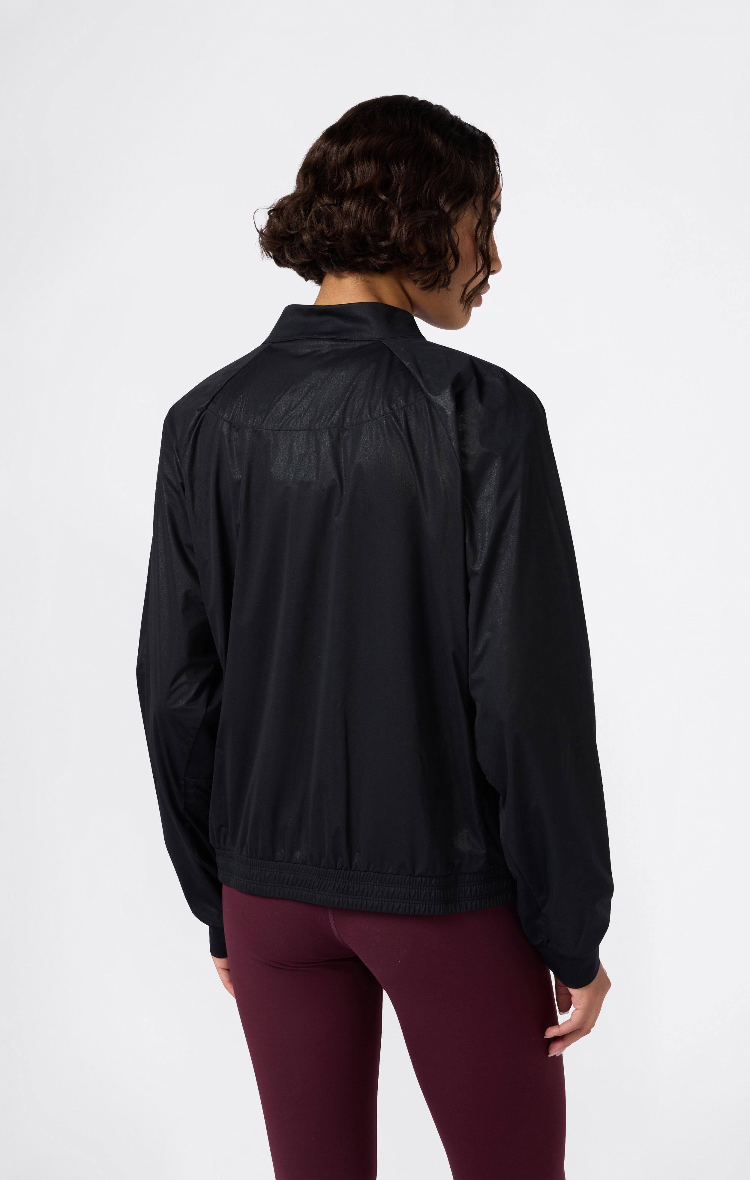 Damen Ultra Leichtes Halbzip Webstoff Top